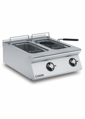 900 Series 10+10 Lt. Double Wells Electric Deep Fat Fryer - 60x90x25 cm - FR96E10A